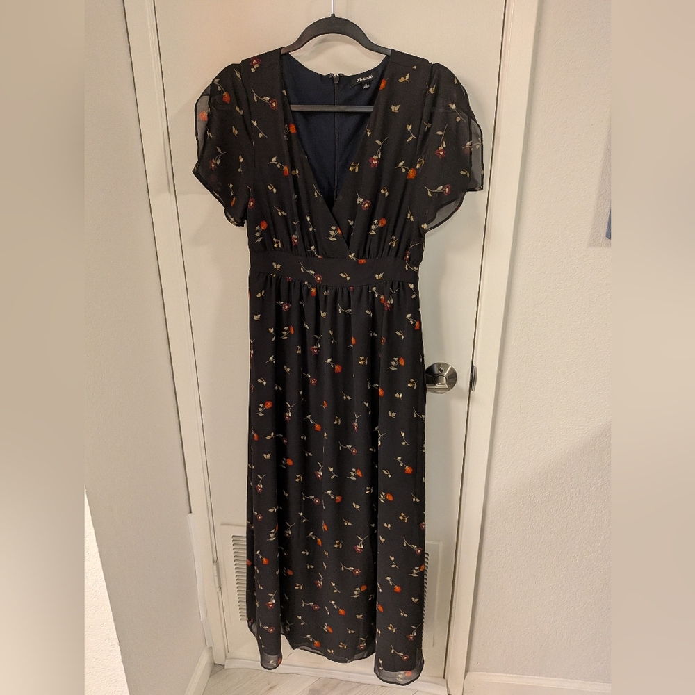 Madewell Tulip Sleeve Maxi Dress In Sweet Blossoms 🌷🌷🌷